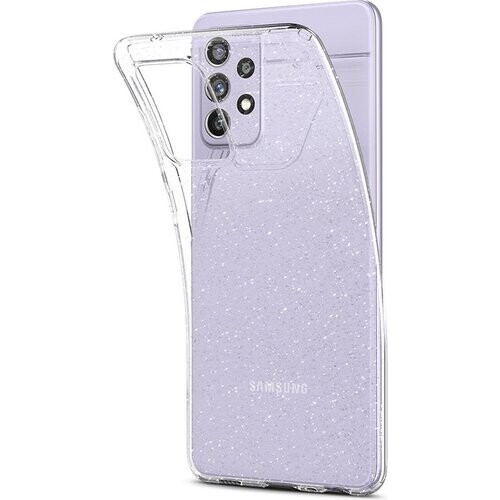 Tweedekans Spigen - Liquid Crystal Samsung Galaxy A72 Hoesje - Glitter/Transparant Tweedehands