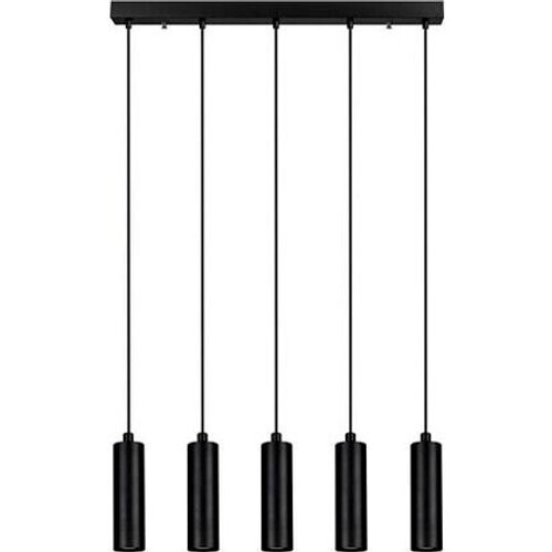 Tweedekans Squid Lighting Hanglamp - 5 Tubes - 80 x 140 cm - Zwart Tweedehands