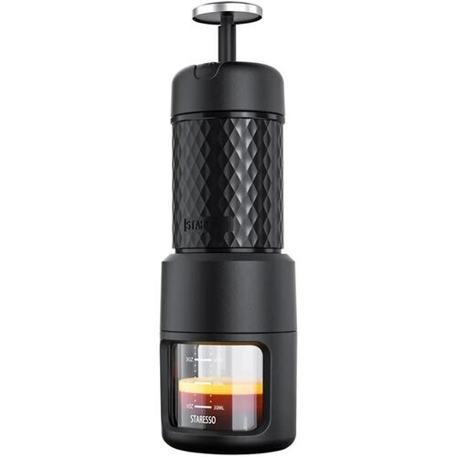Tweedekans STARESSO draagbare handmatige espressomachine - capsules en gemalen koffie Tweedehands