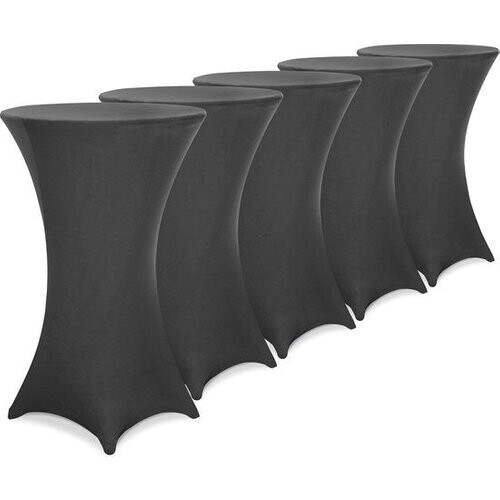 Tweedekans Statafelrok – 5 Stuks Ø 60-65cm Stretch - Antraciet Tweedehands