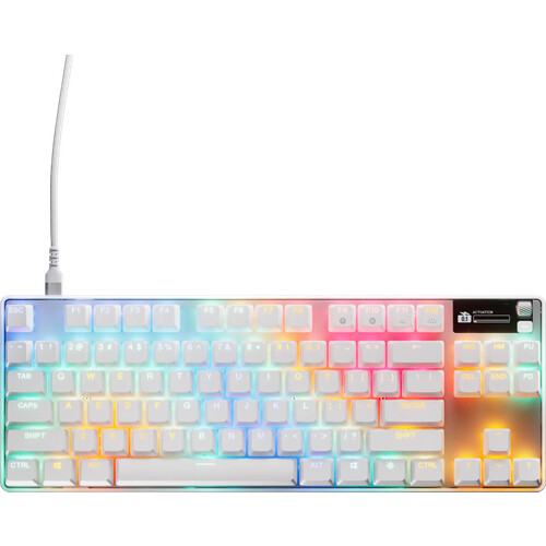 Tweedekans SteelSeries Apex Pro TKL Gen 3 Gaming Toetsenbord Qwerty Wit Tweedehands