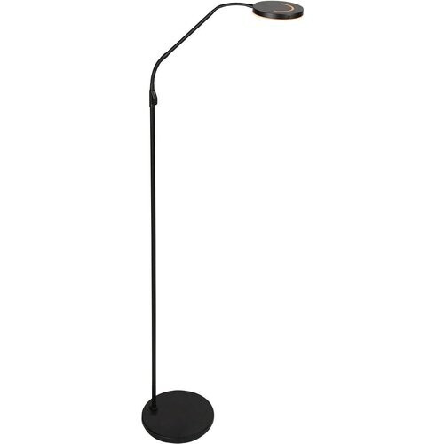 Tweedekans Steinhauer Exclusive - vloerlamp - Soleil2 - zwart - kunststof metaal - design lamp - LED - 4389ZW Tweedehands