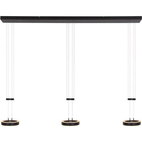 Tweedekans Steinhauer - hanglamp - Piola - zwart - acryl metaal - design lamp - LED - 3501ZW Tweedehands