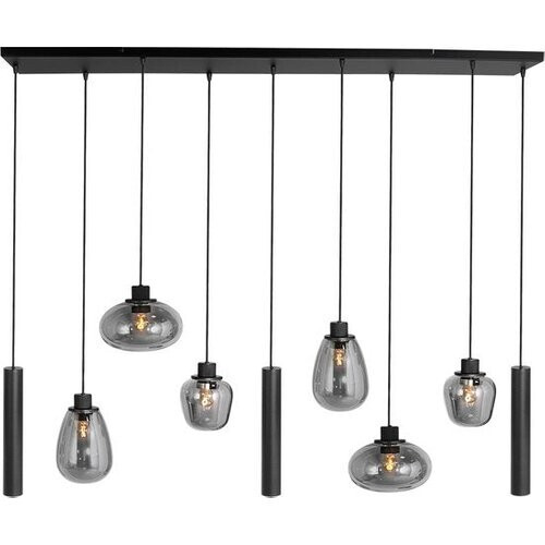 Tweedekans Steinhauer - hanglamp - Reflexion - zwart - glas metaal - design lamp - E27 GU10 - 3796ZW Tweedehands