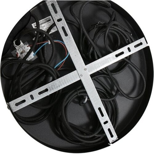 Tweedekans Steinhauer - Hanglamp Reflexion - 3079ZW - 3-Lichts - Zwart & Smoke Glas - Ø40 cm - Max. 350 cm Hoog - E27 Fitting - Modern Design Tweedehands