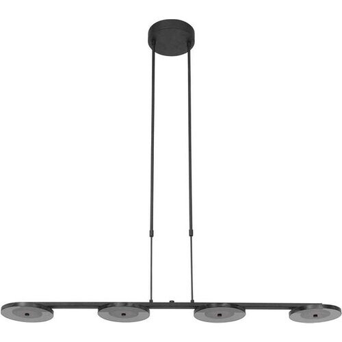 Tweedekans Steinhauer - hanglamp - Turound - zwart - glas metaal - design lamp - LED - 3512ZW Tweedehands