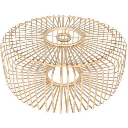 Tweedekans Steinhauer - kap - Lampenkappen - naturel - bamboe - Ø 50cm - E27 - K2003BS Tweedehands