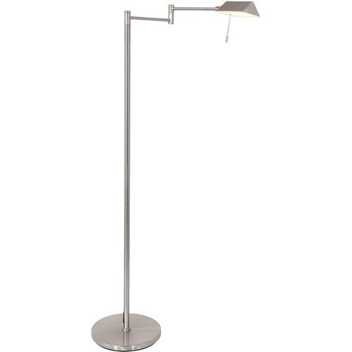 Tweedekans Steinhauer - vloerlamp - Retina - staal - glas metaal - design lamp - LED - 3083ST Tweedehands