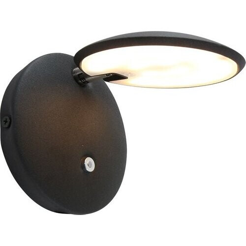 Tweedekans Steinhauer Zenith LED - Wandlamp Modern - Zwart - H:12cm - Ø:12cm - Universeel - Voor Binnen - Metaal - Wandlampen - Slaapkamer - Woonkamer Tweedehands