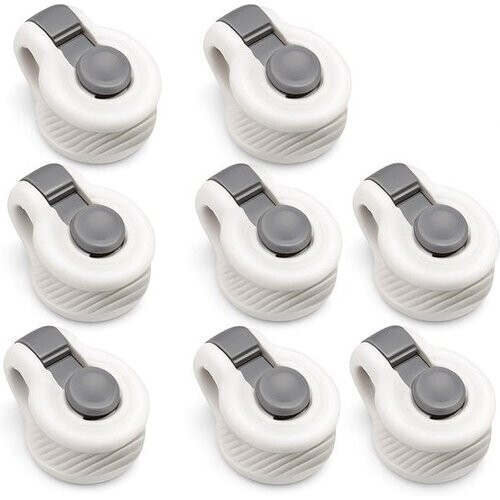 Tweedekans Stevige Dekbed clips - 8 stuks - Laken - Spanners - Clips - Klemmen - Voor 1/2 persoons dekbed overtrekken - Luft Tweedehands