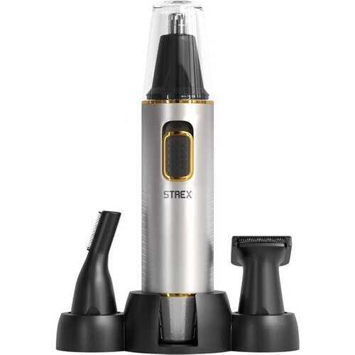 Tweedekans Strex 3 In 1 Neushaartrimmer Set - Oplaadbaar & Afspoelbaar - Neustrimmer / Oortrimmer / Wenkbrauwtrimmer / Baardtrimmer - Mannen & Vrouwen Tweedehands