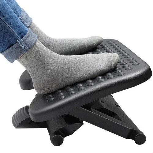 Tweedekans Strex Voetensteun Ergonomisch - Verstelbaar - Anti-Slip - Voeten Steun Bureau - DIN 4556 Tweedehands