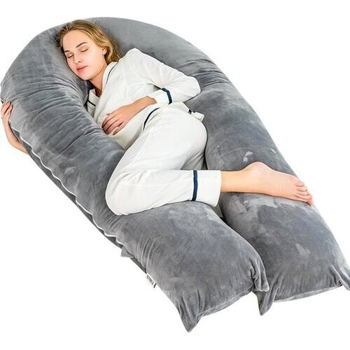 Tweedekans Strex Zwangerschapskussen XXL - 280cm - Afneembare Hoes - Zijslaapkussen / Body Pillow / Lichaamskussen / Voedingskussen Tweedehands