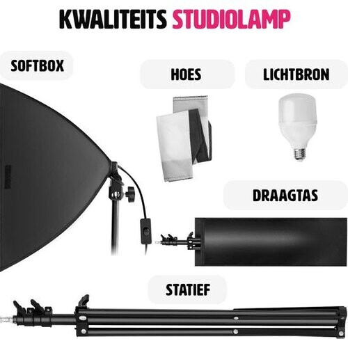 Tweedekans Studiolamp - 1 x Fotolamp - Fotografie - Softbox Tweedehands