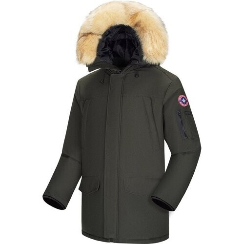 Tweedekans Subprime - Heren Jas Winter Parka Tommy - Groen - Maat M Tweedehands