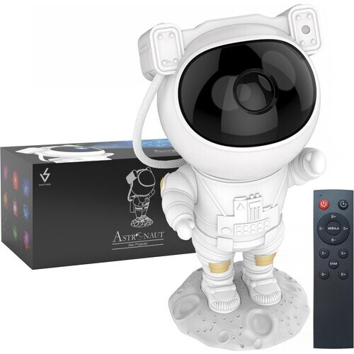 Tweedekans Swiftvein Astronaut Sterren Projector - Galaxy Projector met afstandsbediening - 8 kleurencombinaties Tweedehands