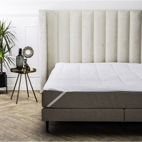 Tweedekans Swiss Nights Verkoelend Tencel Oplegmatras - 140x200 - Wit Tweedehands