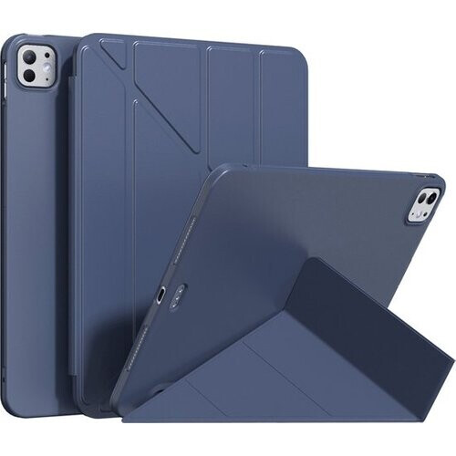 Tweedekans Tablet hoes geschikt voor iPad Pro 11 inch hoes (2024) - M4 - Smart Cover - Blauw Tweedehands