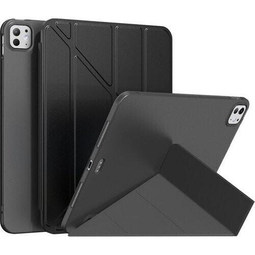 Tweedekans Tablet hoes geschikt voor iPad Pro 11 inch hoes (2024) - M4 - Smart Cover - Zwart Tweedehands