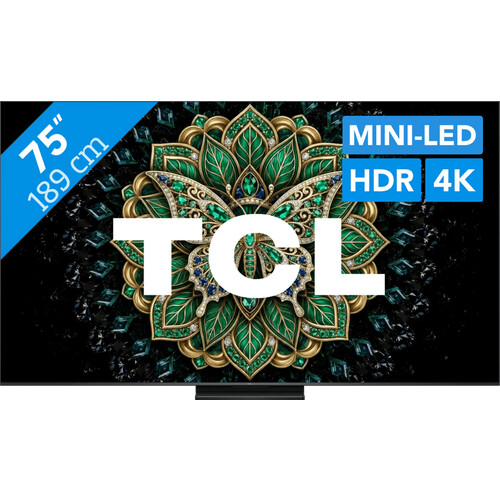 Tweedekans TCL QD Mini-led 75" C69K Pro (2026) Tweedehands
