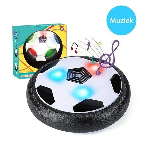 Tweedekans Tech Essentials® Hover Bal - Led Verlichting & Muziek - 18 cm - Smart Ball Soccer Bot - Zwevende Air Voetbal - Spel - Zacht - Voor Binnen - Kinderen Tweedehands