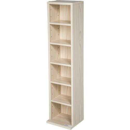 Tweedekans tectake® - CD/DVD rek staand - hout - 90 x 21 x 16 cm Tweedehands