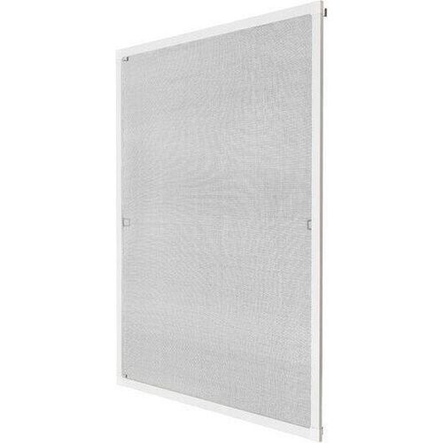 Tweedekans tectake - Inzethor Raamhor Vliegenhor - 120x140 cm - Wit - 401206 Tweedehands