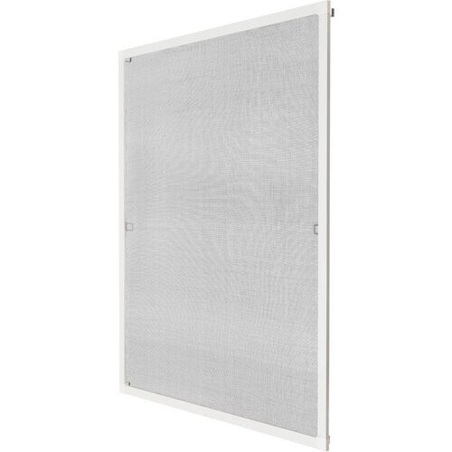 Tweedekans tectake - Inzethor vliegenhor raamhor - 100x120 cm - Wit - 401205 Tweedehands