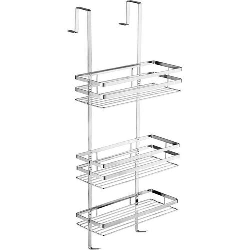 Tweedekans tectake® - RVS doucherek met 3 mandjes, ophangen zonder schroeven - 400714 Tweedehands