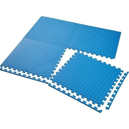Tweedekans tectake - Set van 8 beschermingsmatten vloerbeschermingsmat fitnessmat - blauw - 402655 Tweedehands