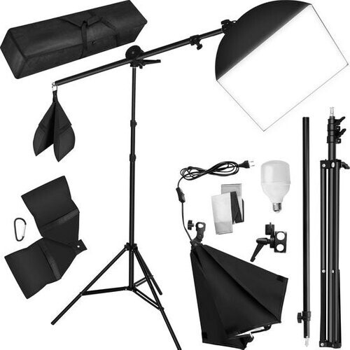 Tweedekans tectake® - Studiolamp - studio lamp fotolamp - fotografie softbox - 400896 Tweedehands