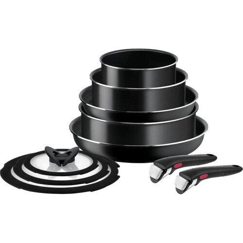 Tweedekans Tefal Easy Cook & Clean Ingenio Pannenset 10-delig Tweedehands