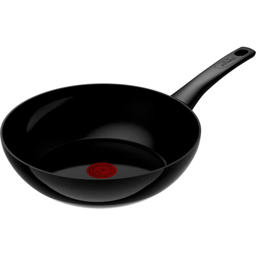 Tweedekans Tefal Renew On Keramische wokpan 28 cm Zwart Tweedehands
