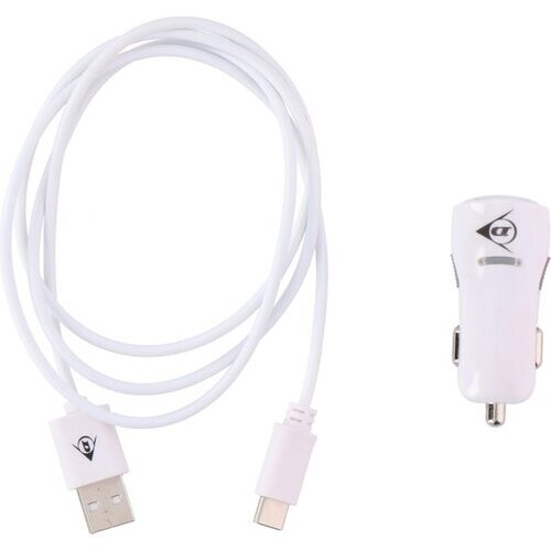 Tweedekans Telefoon Oplader - Type C - 2 USB Poorten - 1 Meter - Wit Tweedehands