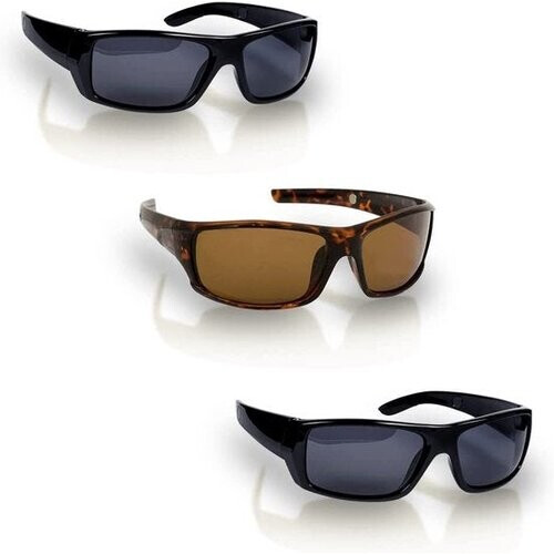 Tweedekans TelSell HD Polar View Zonnebril , 2x zwart, 1x bruin - Unisex - Gepolariseerde Zonnebril - met 1x hardcover opberghoesje Tweedehands