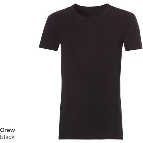 Tweedekans Ten Cate Bamboo Basic Heren T-Shirt - V-hals - maat S - Black Tweedehands