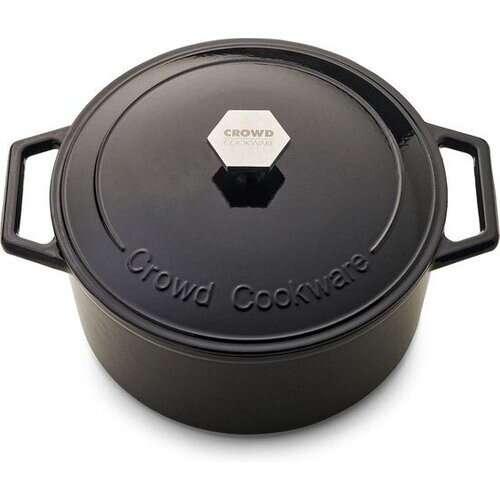 Tweedekans The Tasman Dutch Oven en Grill - Kookpot - Gerecycled Gietijzer - met traditionele deksel - Ø29 cm - Zwart Tweedehands