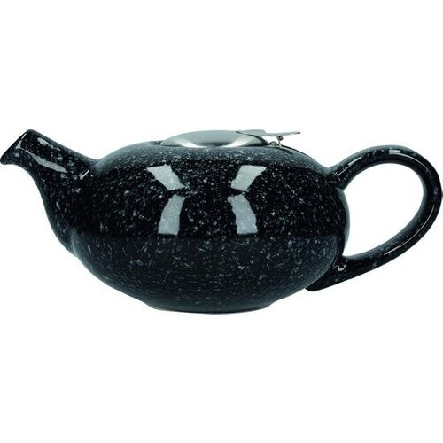 Tweedekans Theepot - met Zeef - Keramiek - Zwart - 26x17 cm Gespikkeld, 0.9 L - London Pottery | Pebble Tweedehands