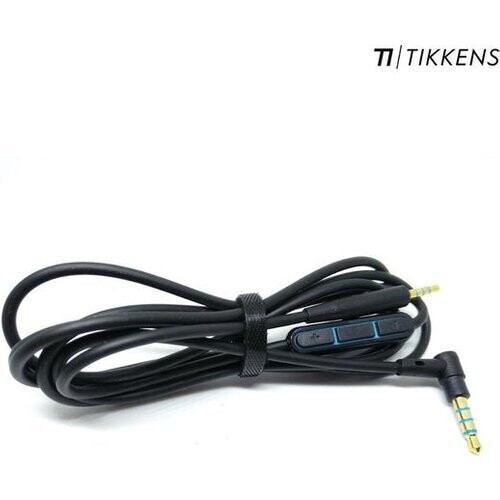 Tweedekans TIKKENS® Audio Kabel - 2.5mm Jack naar 3.5mm Jack - Zwart - 1.35m - Aux - Microfoon - Geschikt voor Bose Quietcomfort 25/35, Apple - On-ear Koptelefoon - Verleng Snoer Tweedehands