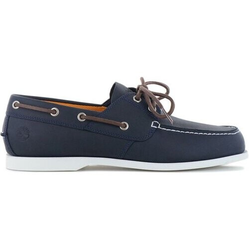 Tweedekans Timberland Cedar Bay Bootsschoen - Heren klassieke bootschoenen Schoenen Leer Blauw TB0A288M-019 - Maat EU 46 US 12 Tweedehands