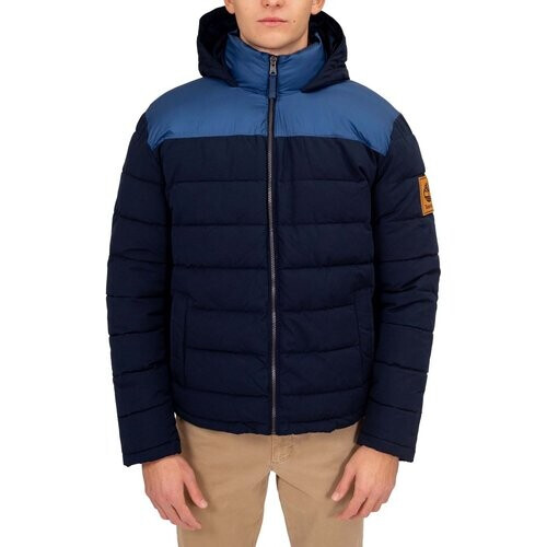 Tweedekans Timberland South Twin Jas - Navy Blauw - Met Logo Patch - Maat 3XL Tweedehands