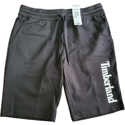 Tweedekans Timberland - 3XL - YC Script Fleece Korte Broek - Heren - Zwart Tweedehands