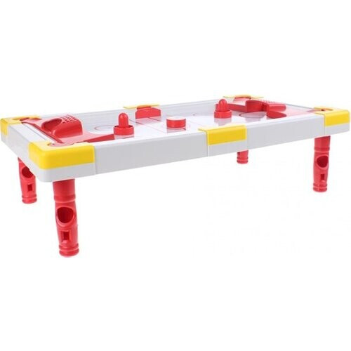 Tweedekans Toi-toys Airhockeytafel 48 X 26 13 Cm 5-delig - rood - wit Tweedehands