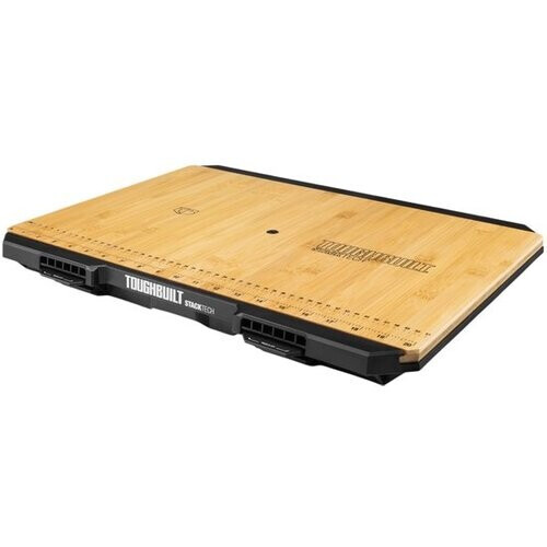 Tweedekans ToughBuilt® StackTech Work Surface — Werkblad 80 x 50 cm, grijs, bamboe Tweedehands