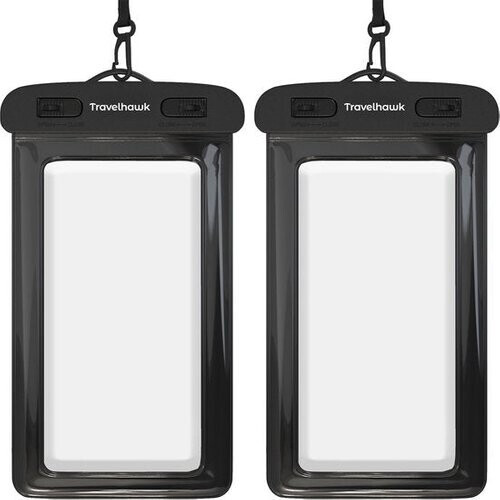 Tweedekans Travelhawk Waterdichte Telefoonhoesjes – Drybag Set 2 stuks – Smartphone & Paspoort – Doorzichtig Tweedehands