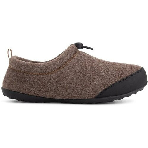 Tweedekans Travelin' Back2Home Heren - Pantoffels - Wol - Bruin - maat 45 Tweedehands