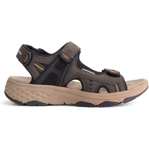 Tweedekans Travelin' Brusdal - Heren outdoorsandalen - Lichtgewicht - Outdoorsandalen - Donkerbruin - Maat 43 Tweedehands