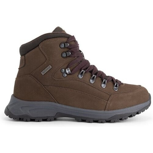 Tweedekans Travelin' Glesborg Heren - Halfhoge wandelschoenen - Waterdicht - Bruin - Maat 44 Tweedehands