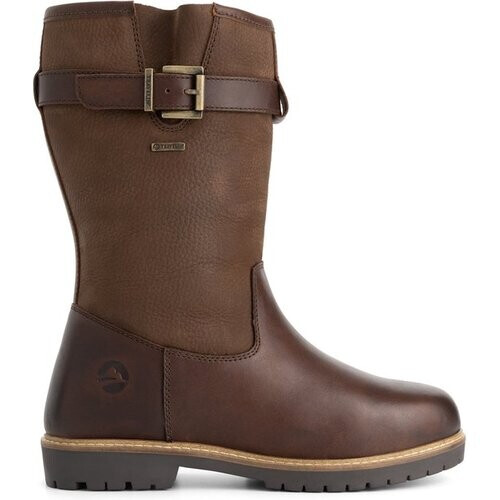 Tweedekans Travelin' Vadso Dames - Outdoorlaarzen - Waterdicht - Donkerbruin - Maat 39 Tweedehands
