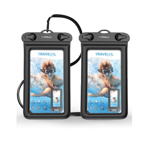 Tweedekans Travelly Waterdichte Telefoonhoesjes - Set van 2 Tweedehands